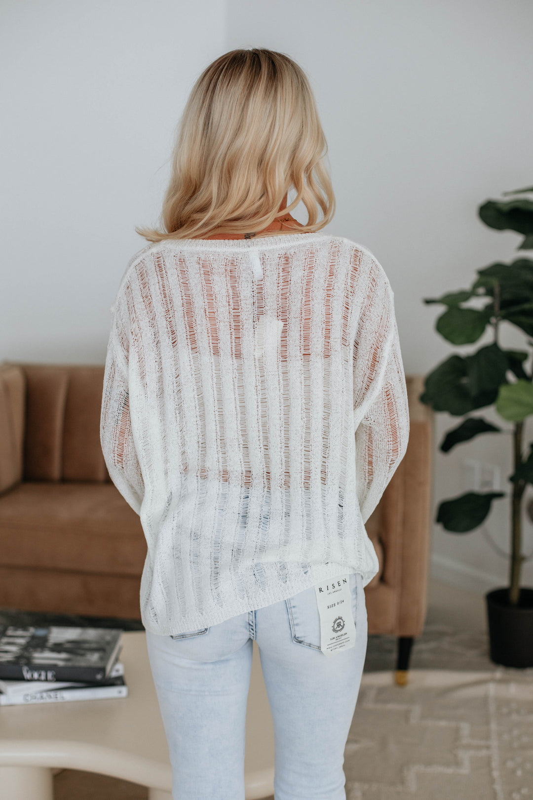 Jaron Knit Sweater - Cream