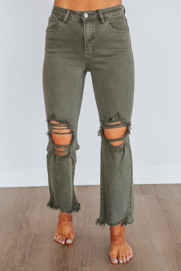 Rudy Risen Jeans - Dark Olive
