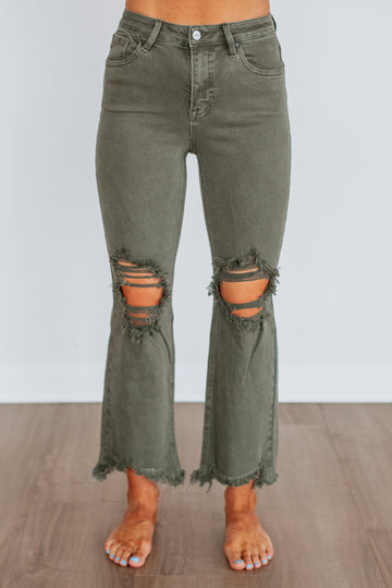 Rudy Risen Jeans - Dark Olive