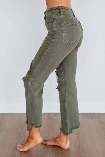 Rudy Risen Jeans - Dark Olive