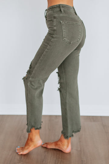 Rudy Risen Jeans - Dark Olive