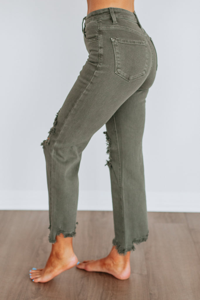 Rudy Risen Jeans - Dark Olive
