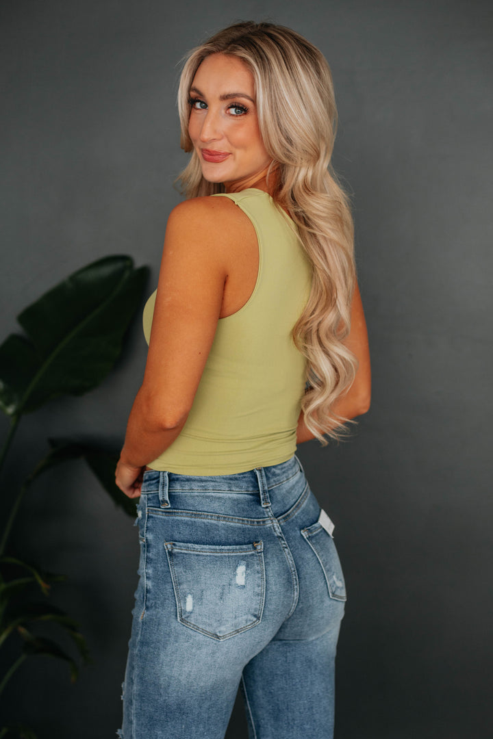 Jetson Seamless Tank - Avocado