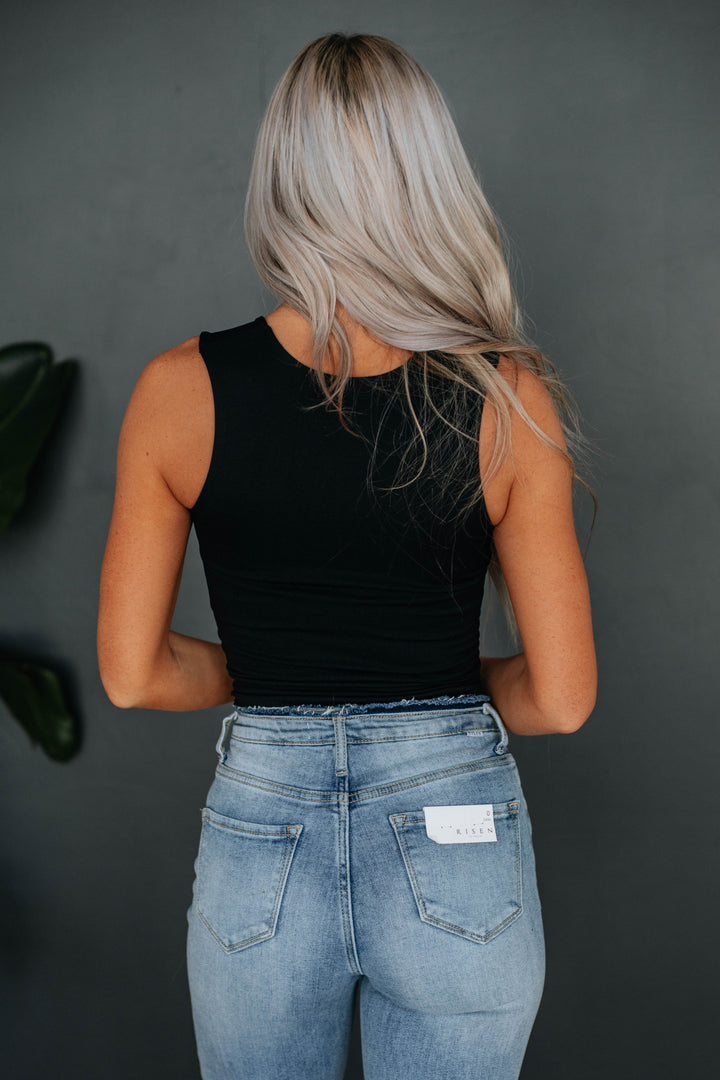 Jetson Seamless Tank - Black