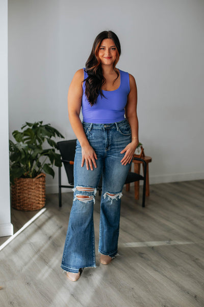 Jetson Seamless Tank - Periwinkle