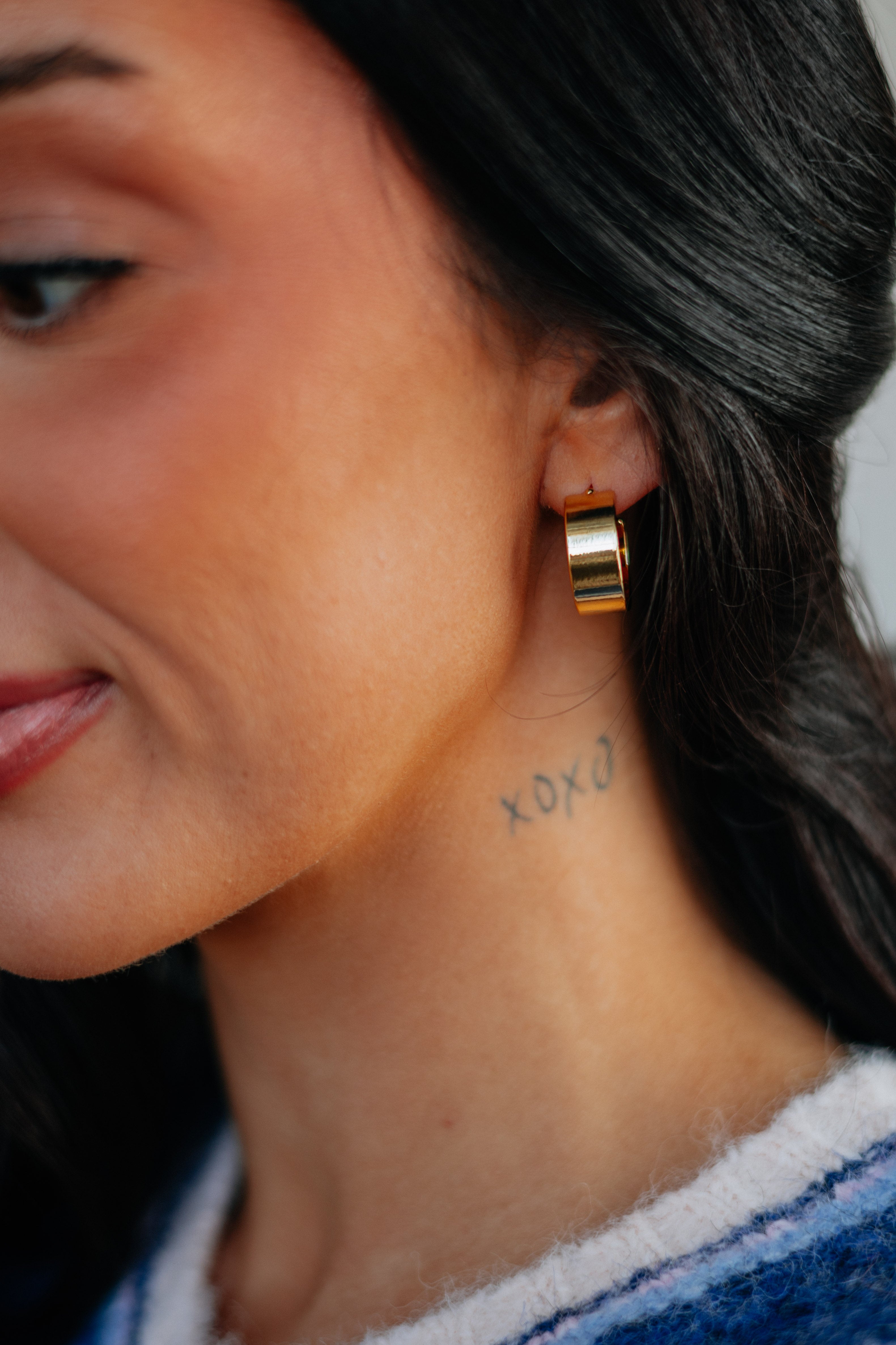 Anita Huggie Hoop Earrings