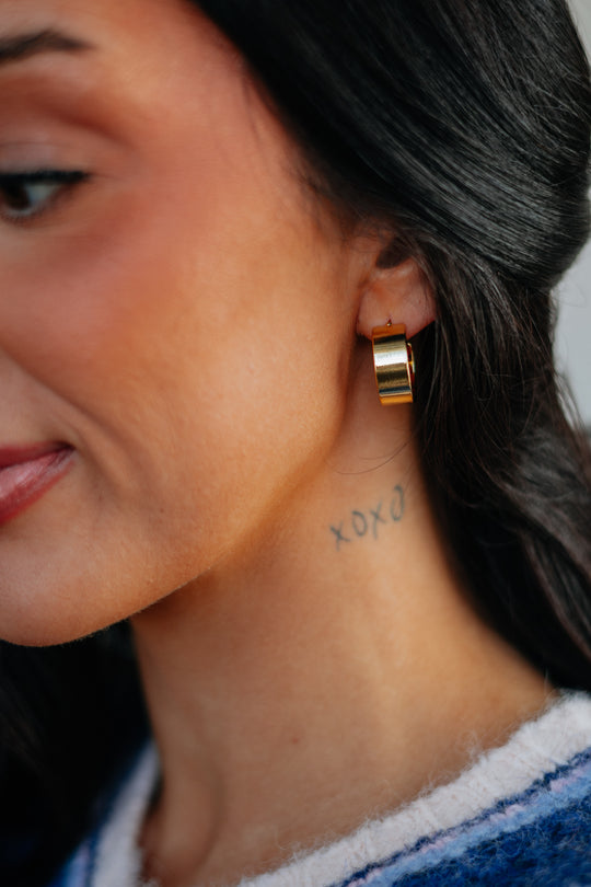 Anita Huggie Hoop Earrings