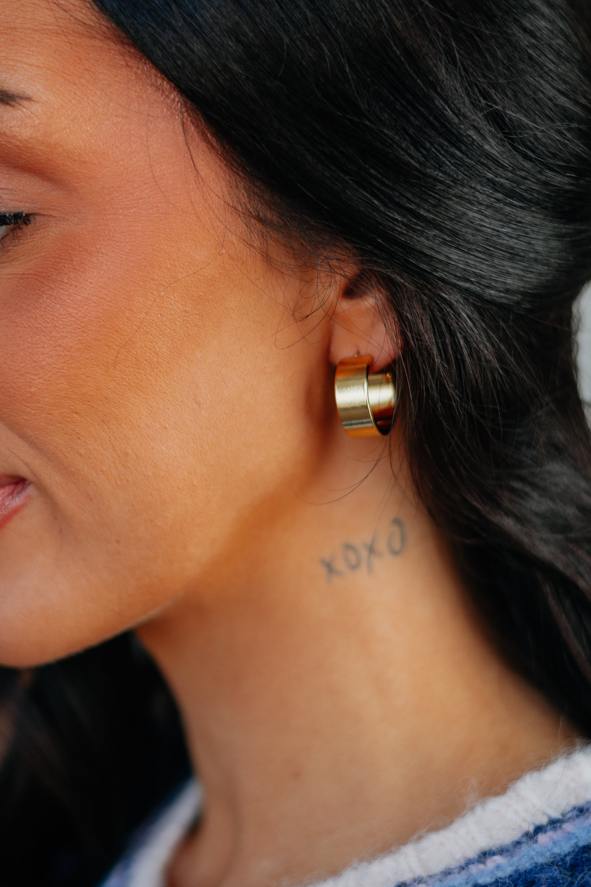 Anita Huggie Hoop Earrings