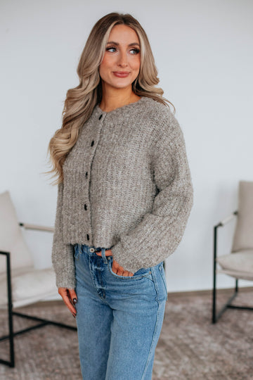Jodie Knit Cardigan - Latte