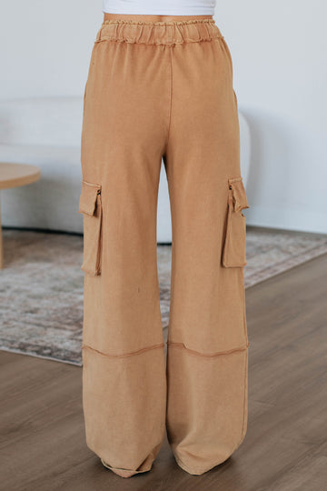 Jorie Cargo Lounge Pants - Biscotti
