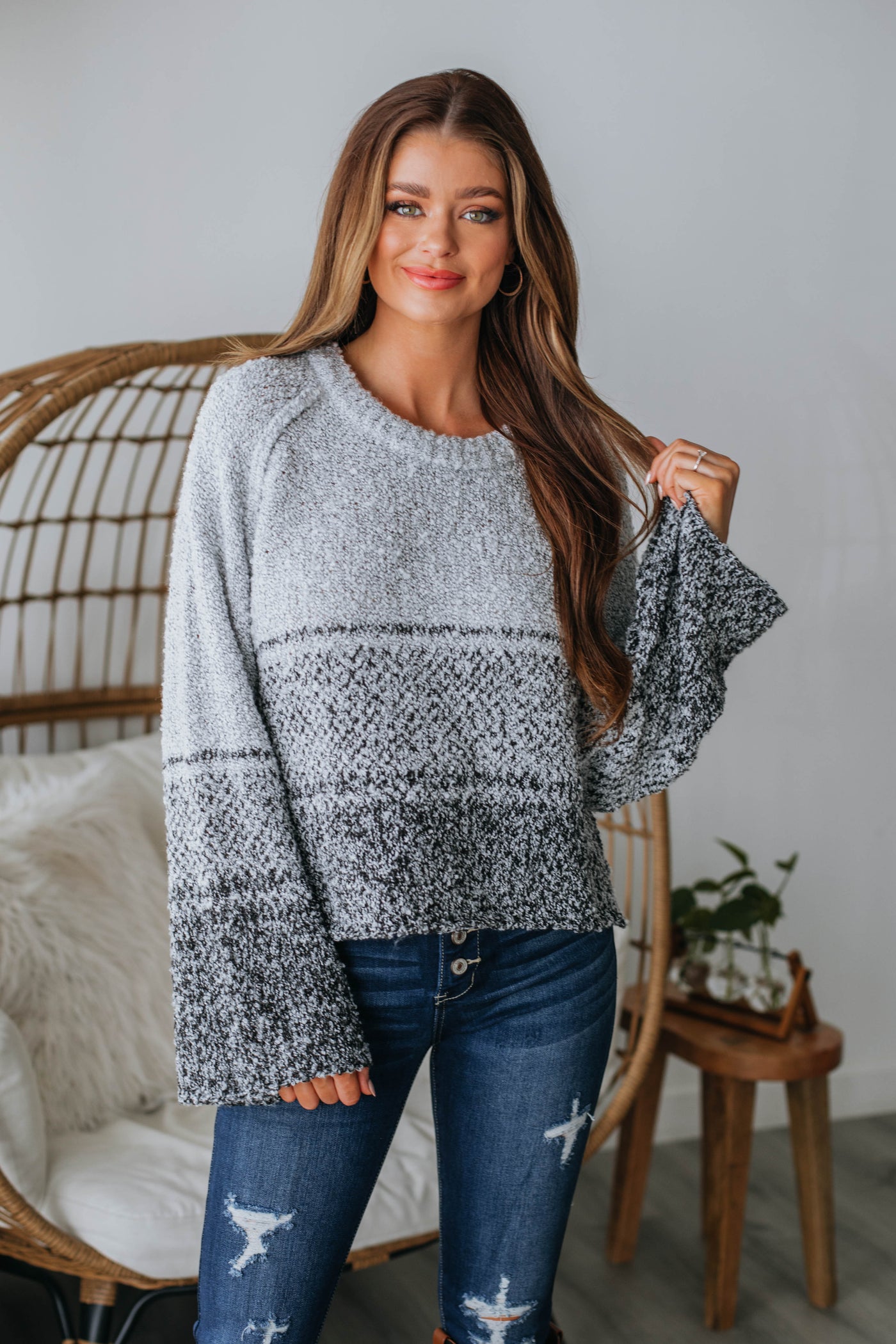 Jovie Sweater - Grey Mix