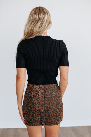 Aviana Leopard Skirt