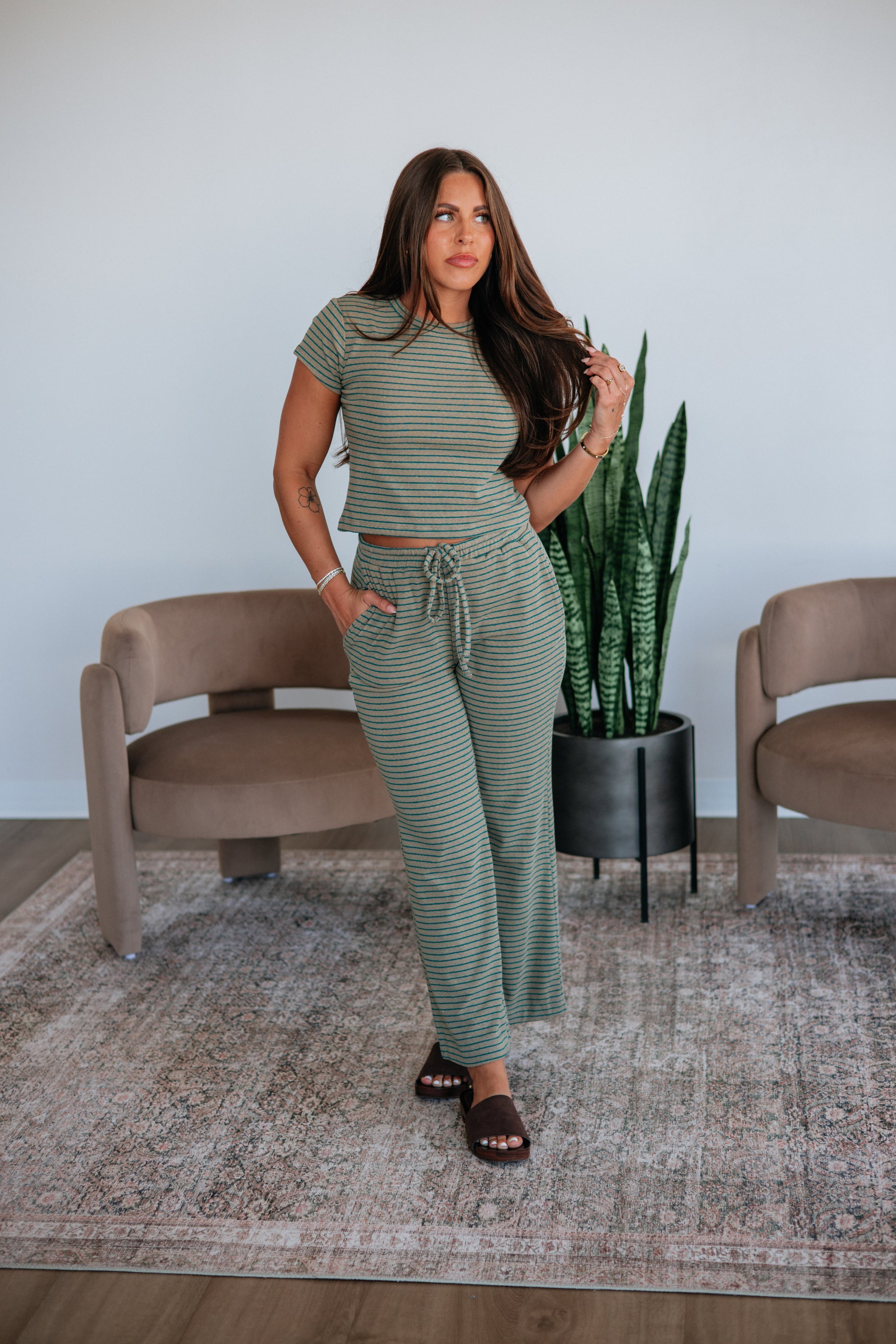 Kacie Striped Tee
