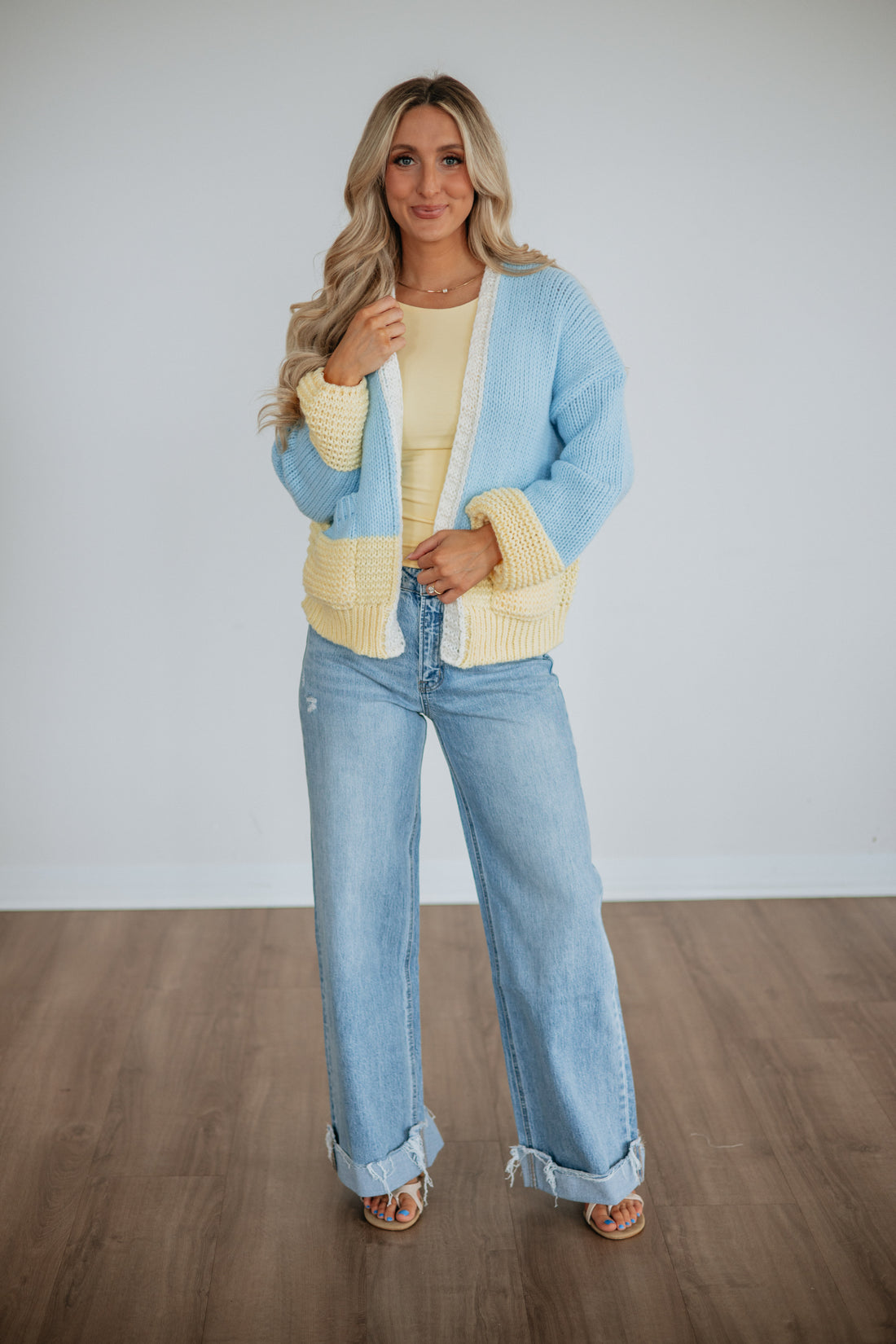 Leesa Colorblock Cardigan