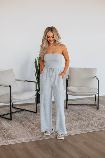Nevena Jumpsuit - Heather Grey