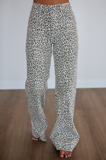Happi Hidden Jeans - Leopard