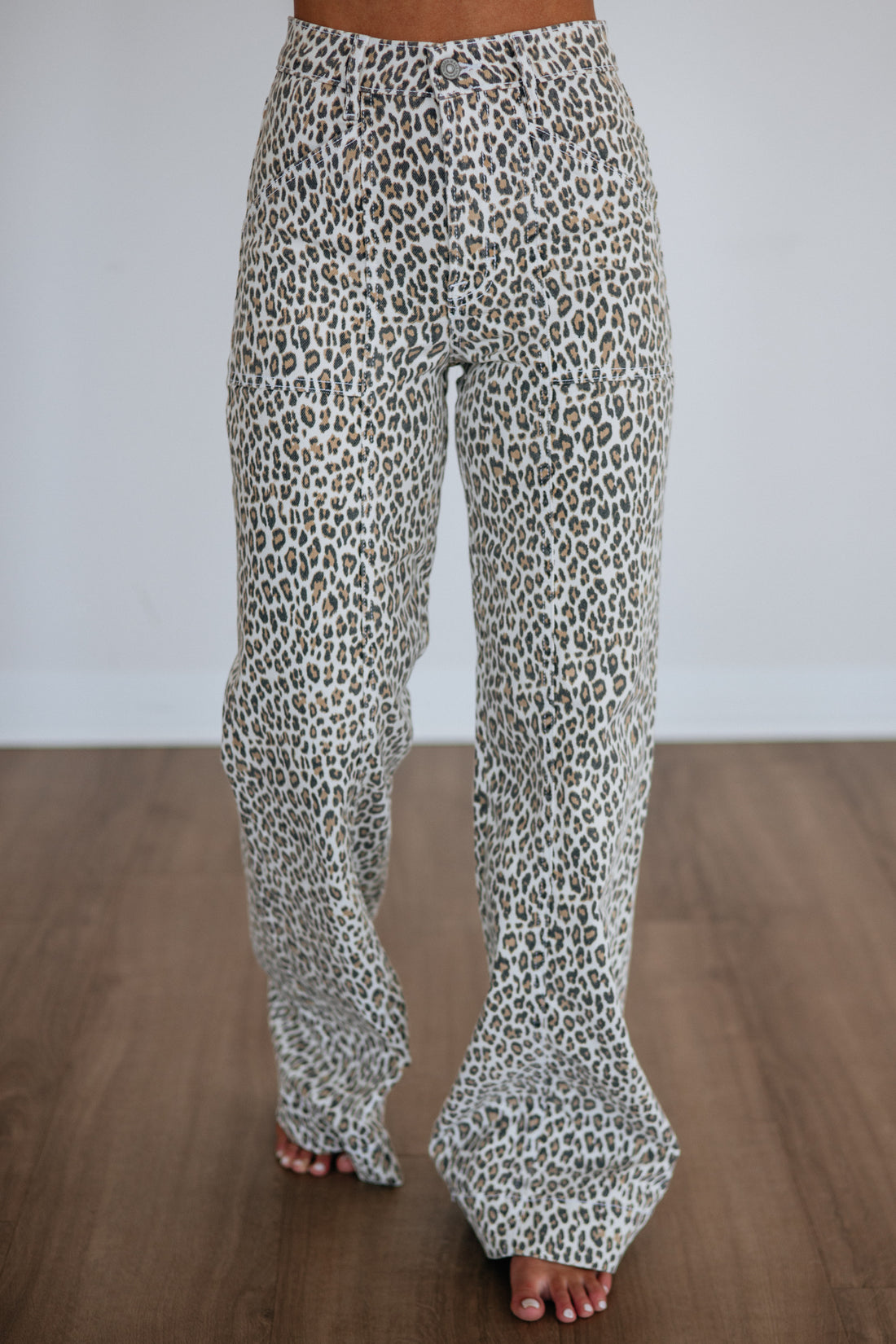 Happi Hidden Jeans - Leopard