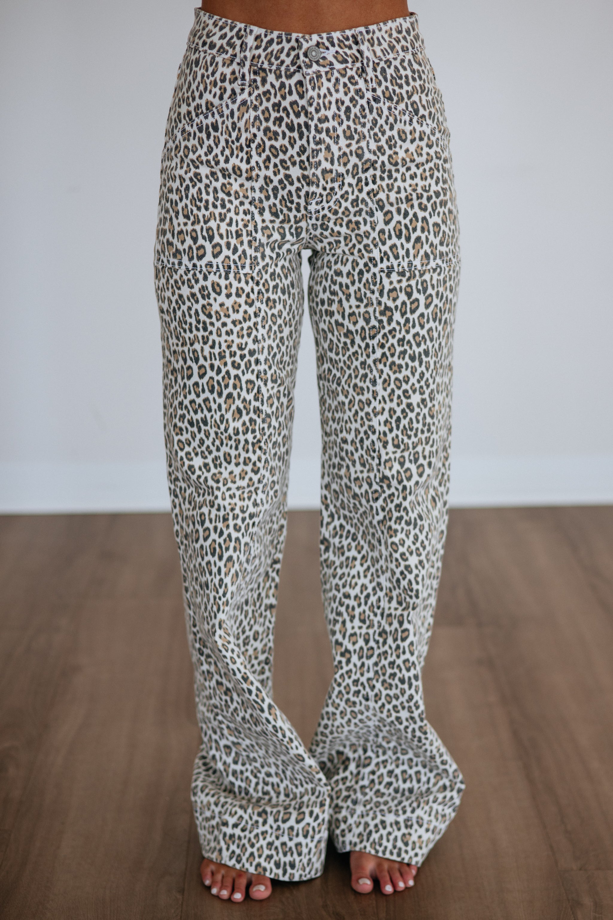 Happi Hidden Jeans - Leopard