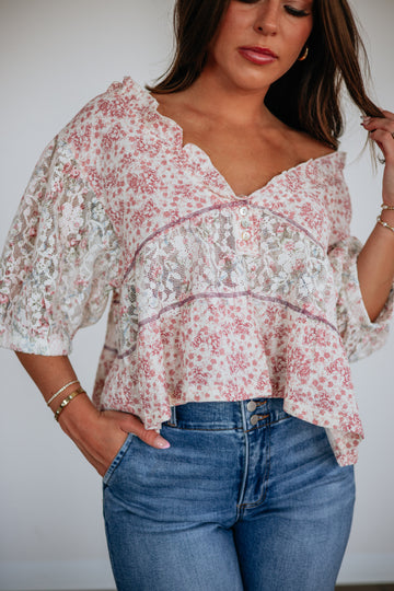 Katya Floral Top