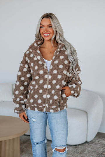 Kala Sherpa Jacket - Taupe