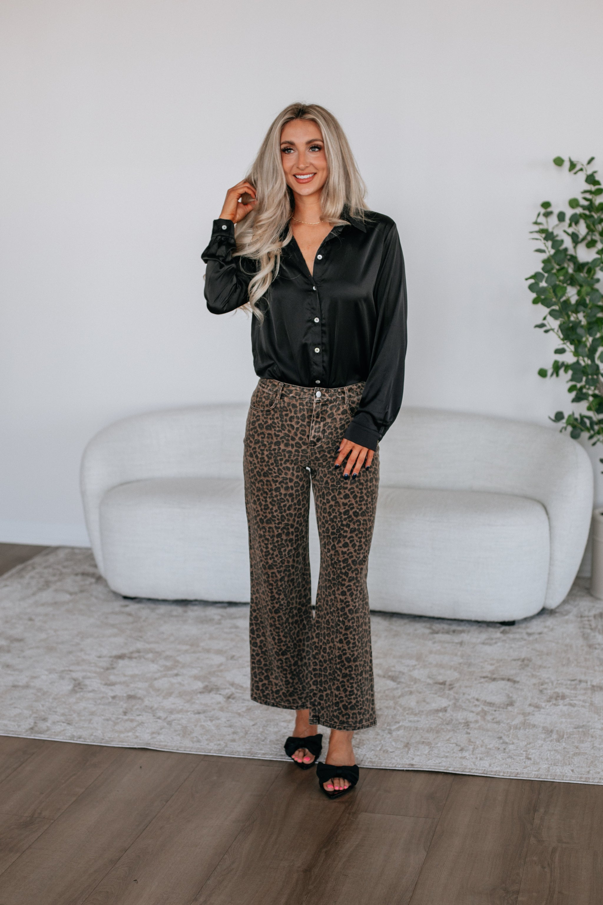 Lallina Leopard Pants