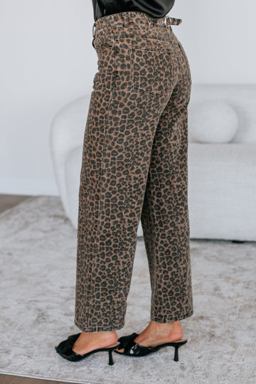 Lallina Leopard Pants