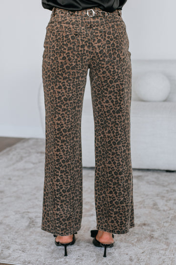 Lallina Leopard Pants