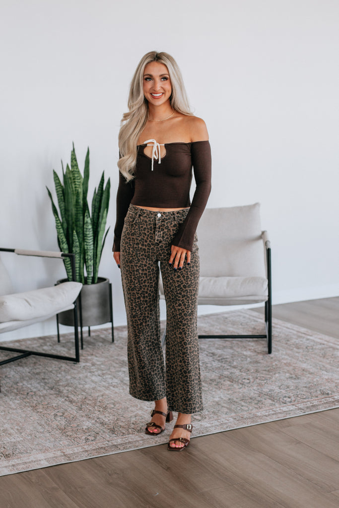 Lallina Leopard Pants