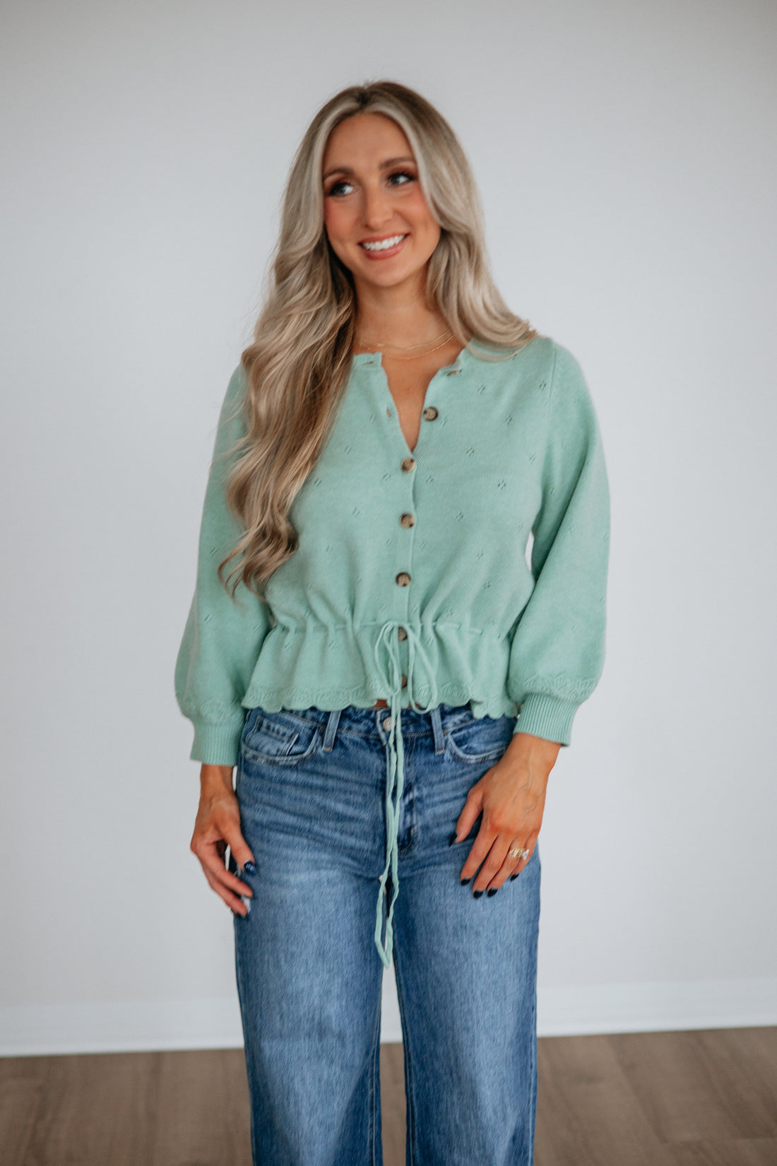 Lille Pointelle Cardigan