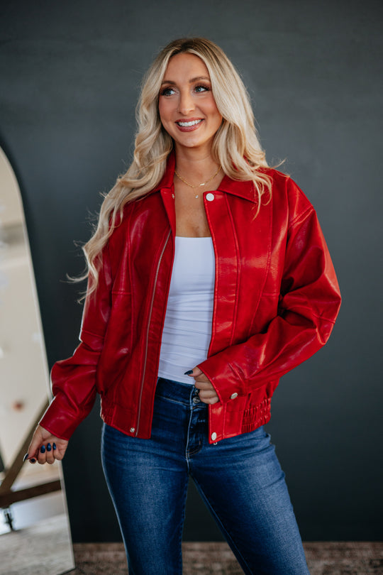 Mazie Leather Jacket