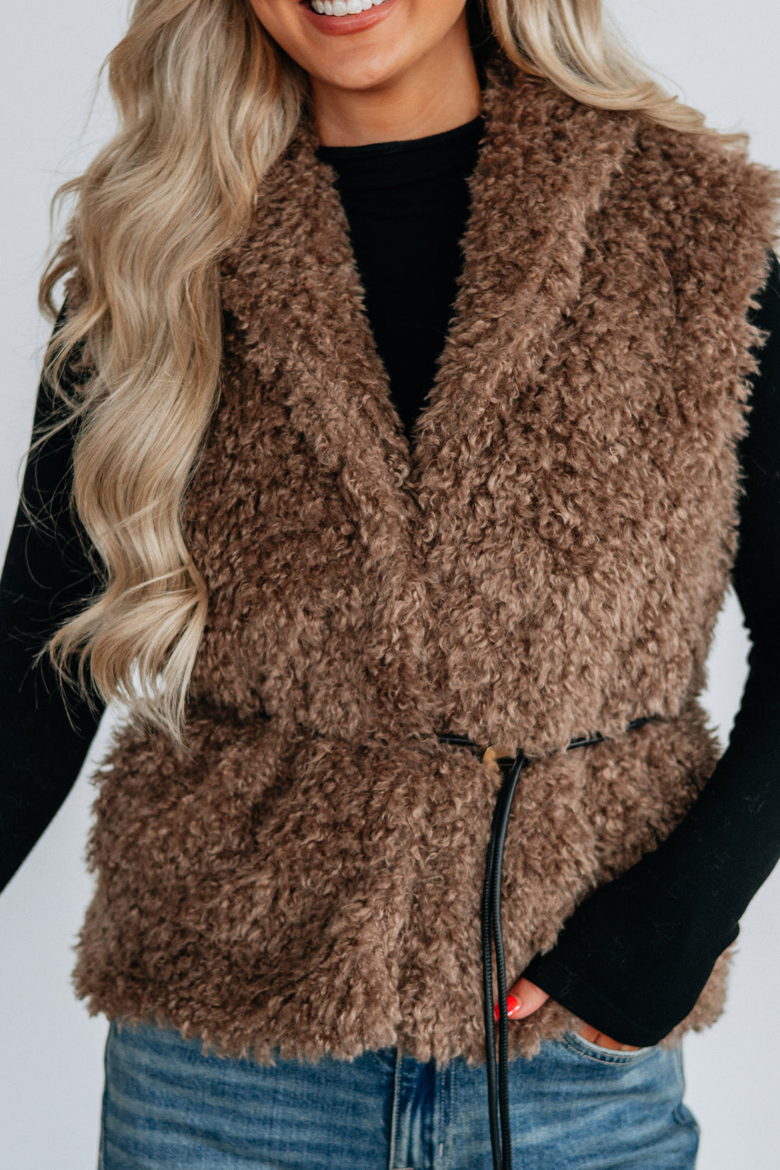 Nisha Fur Vest