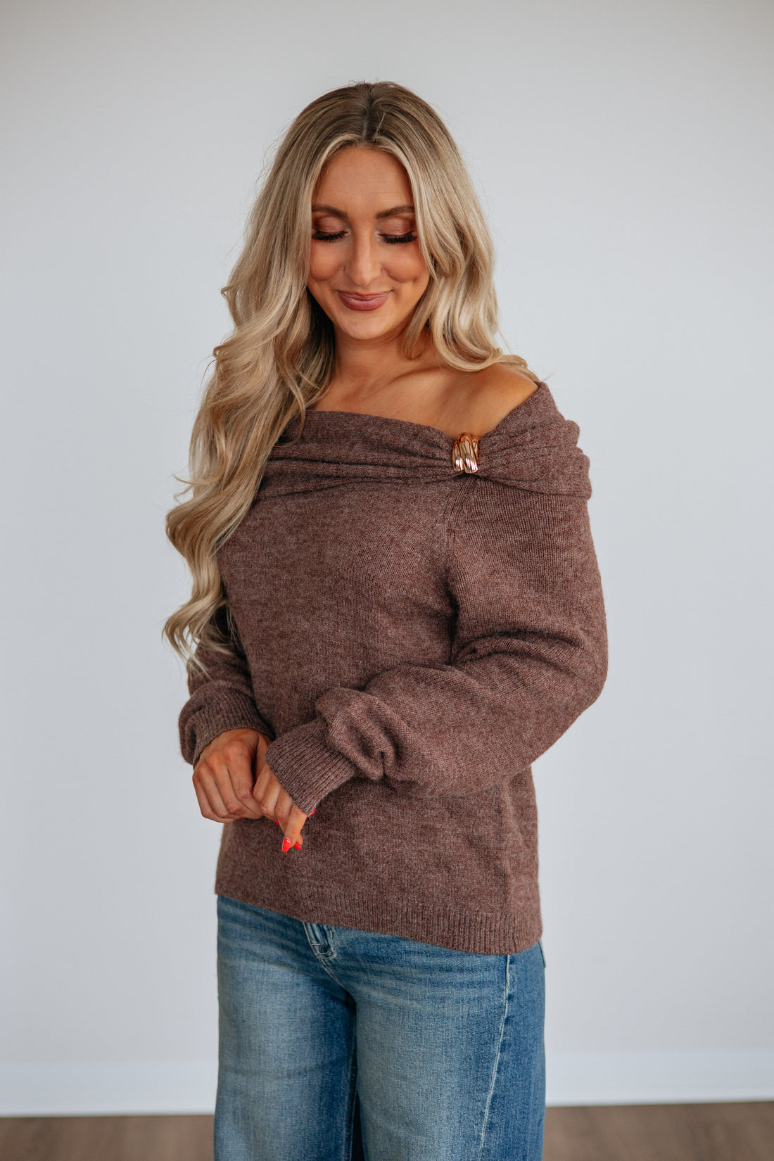 Amaiah Off The Shoulder Sweater