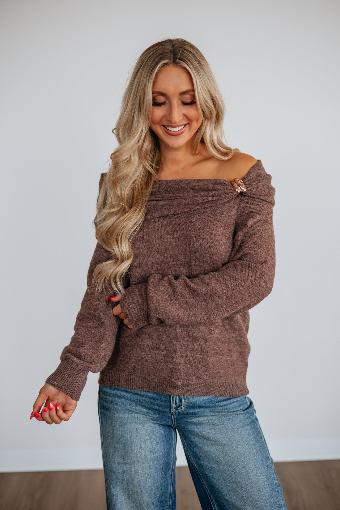 Amaiah Off The Shoulder Sweater