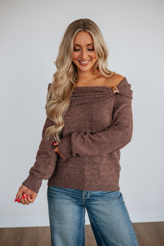 Amaiah Off The Shoulder Sweater