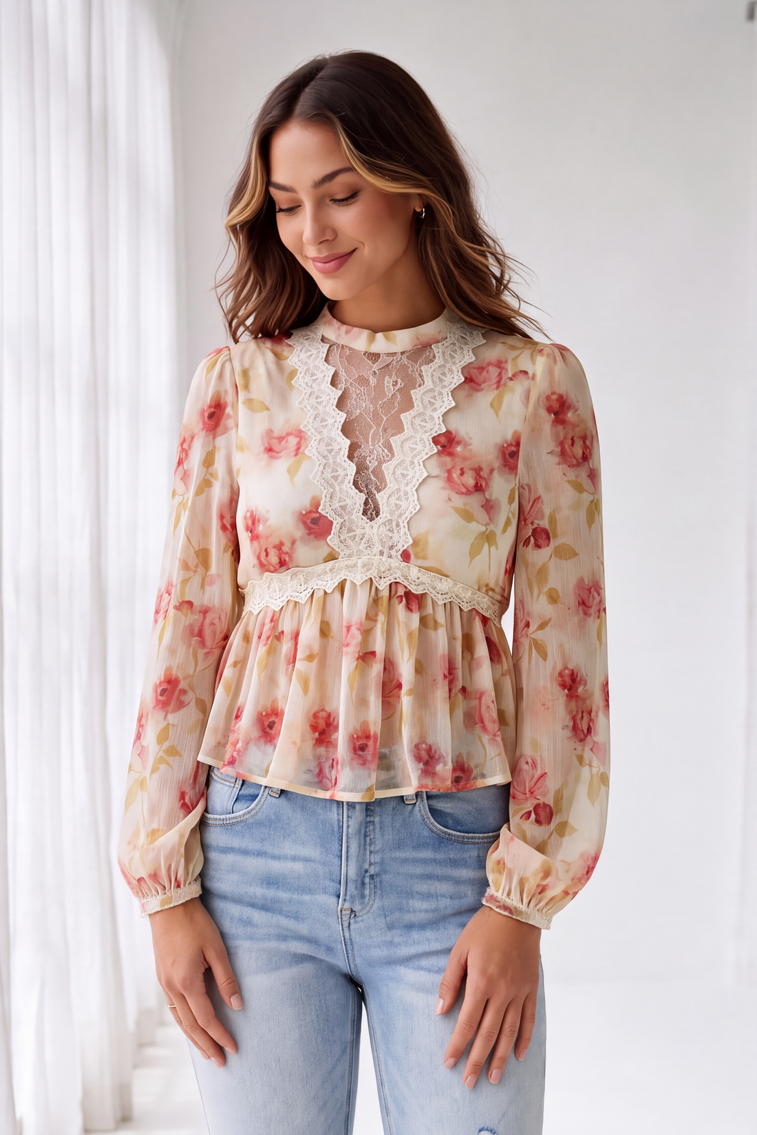 Katreace Floral Blouse
