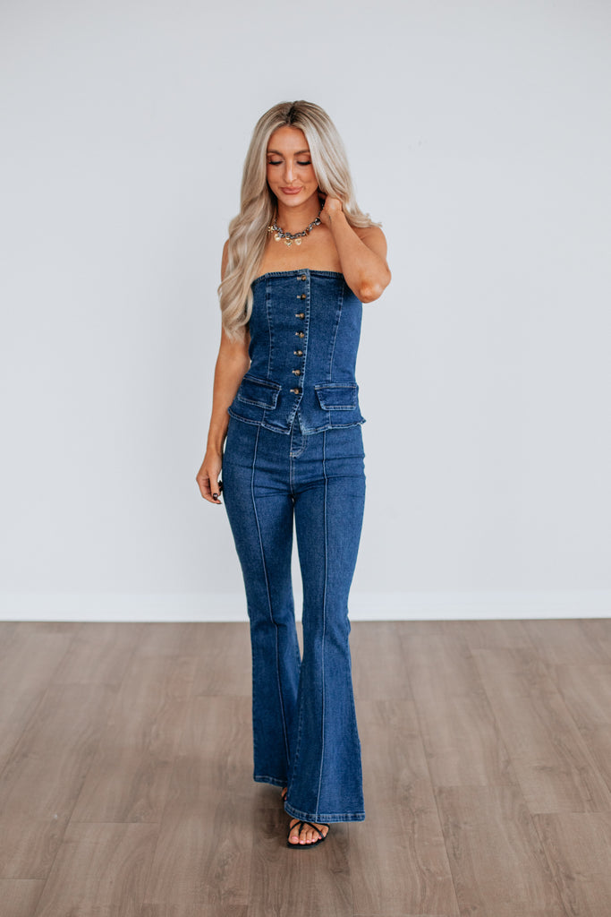 Kayleen Denim Jumpsuit