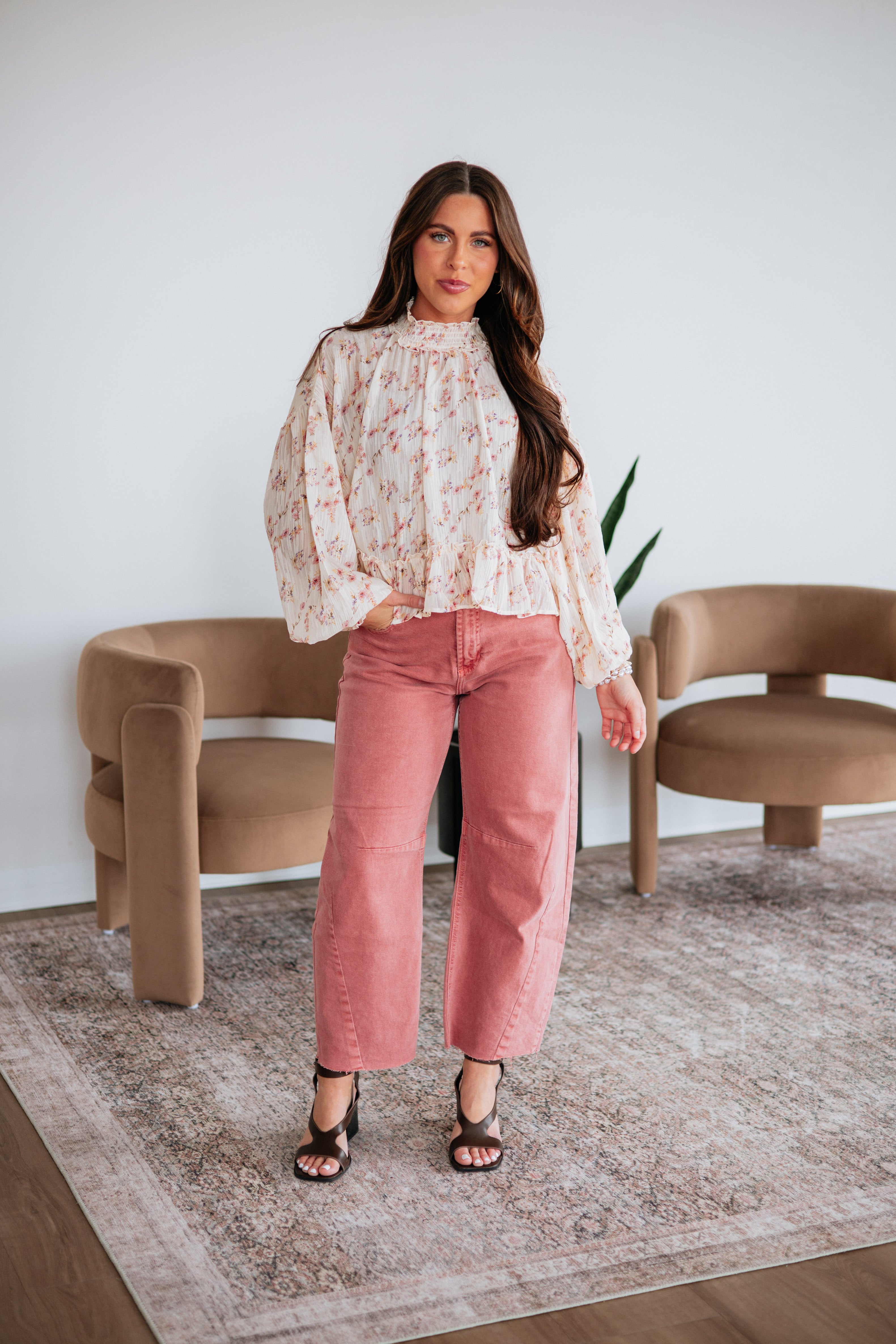 Elowen Floral Top