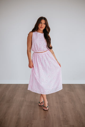 Eveline Eyelet Skirt