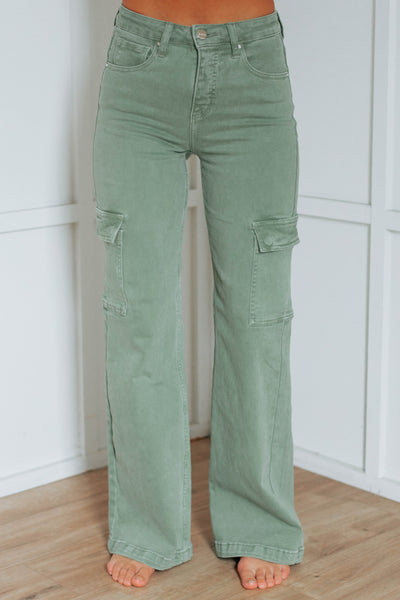 Kenzie Risen Cargo Jeans