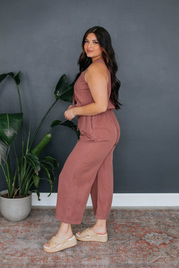 Keren Jumpsuit - Dusty Mauve