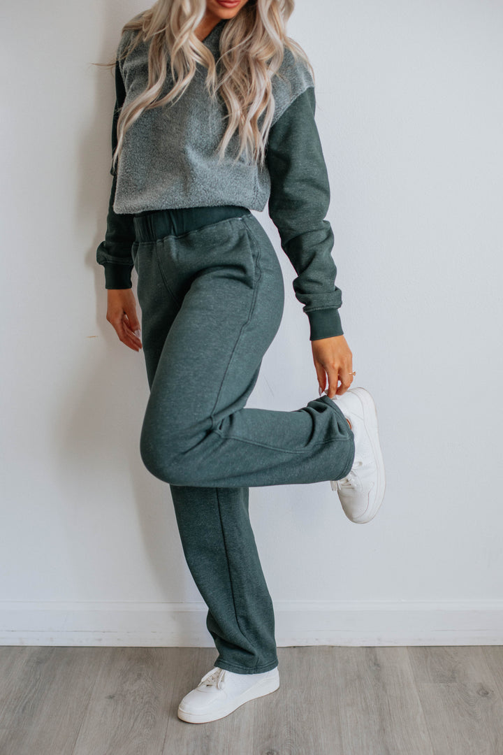 Lacey Lounge Pants - Jungle Green