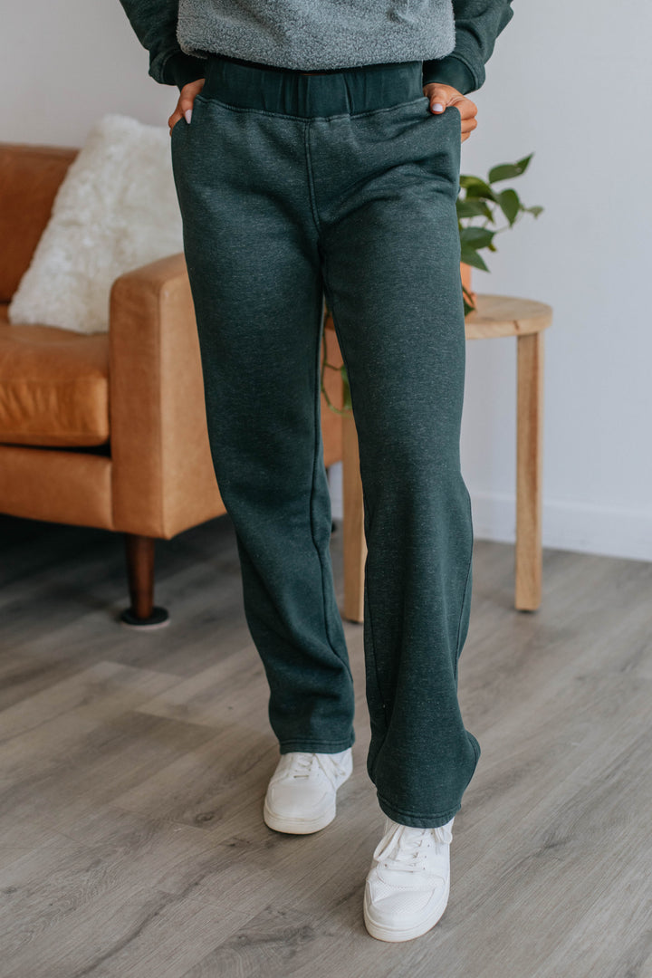 Lacey Lounge Pants - Jungle Green