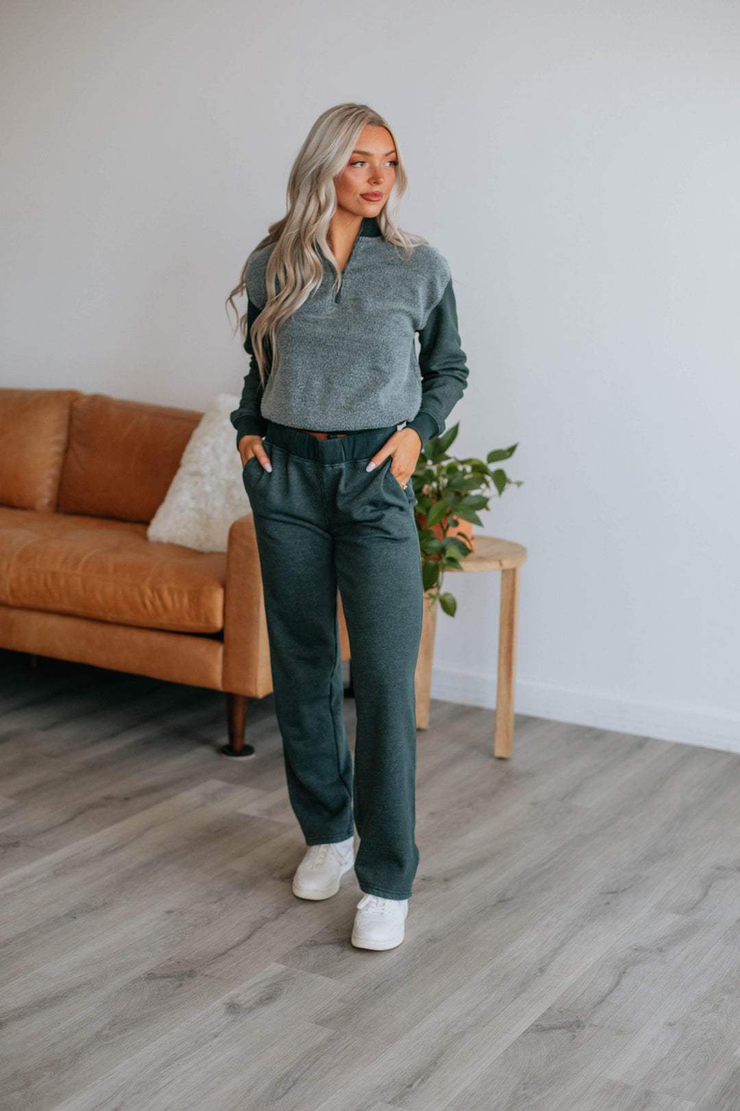 Lacey Lounge Pants - Jungle Green
