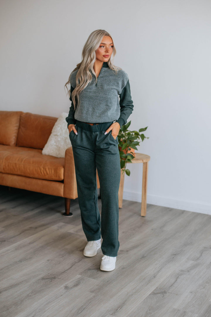 Lacey Lounge Pants - Jungle Green