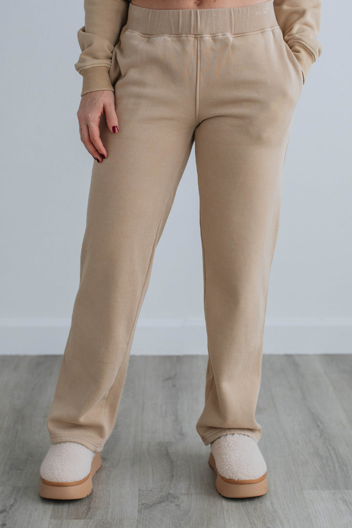 Lacey Lounge Pants - Taupe