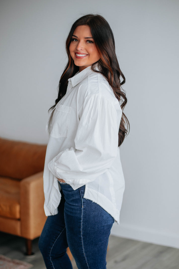 Larson Button Down - Ivory