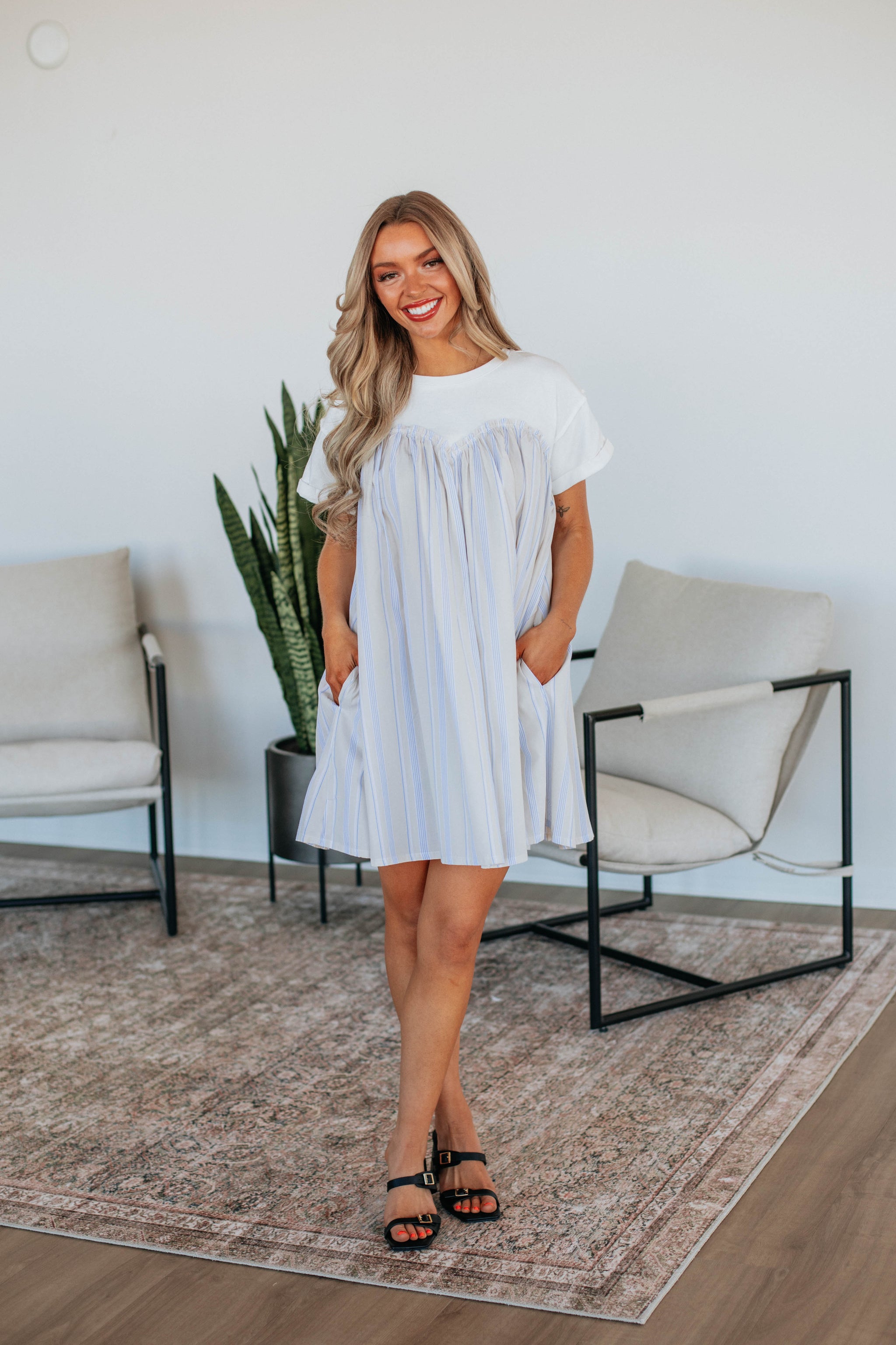 Lautner Contrast Dress
