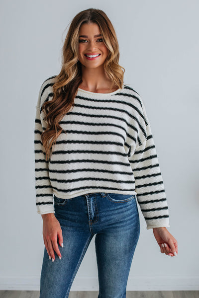 Leila Striped Sweater