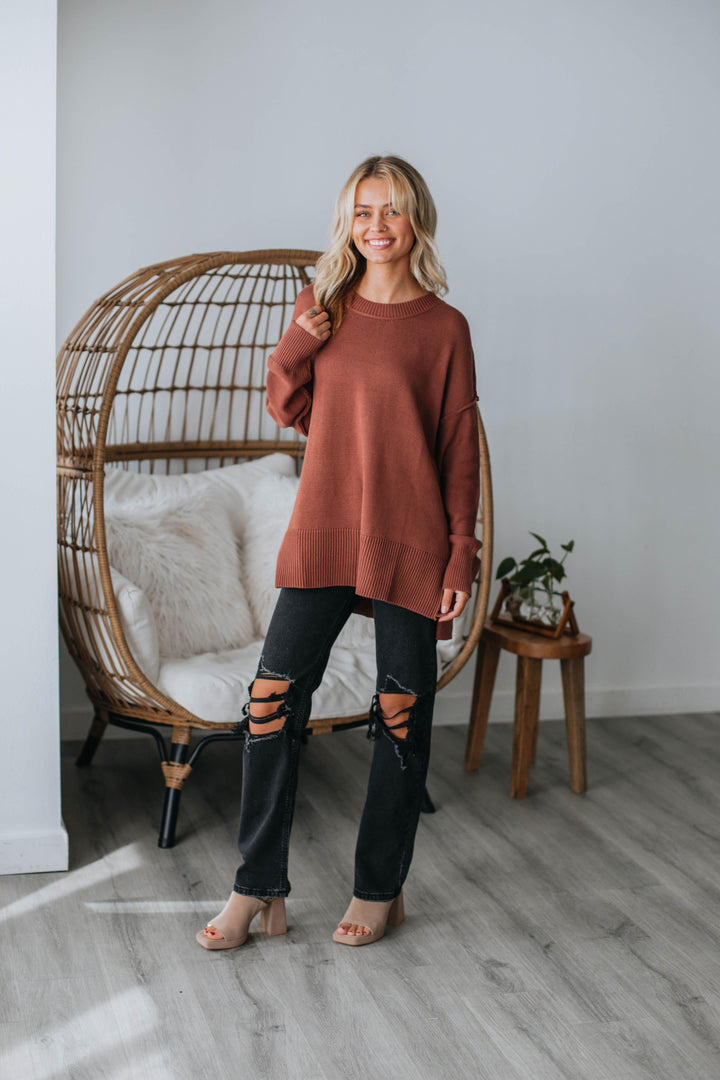 Leland Sweater - Burlwood