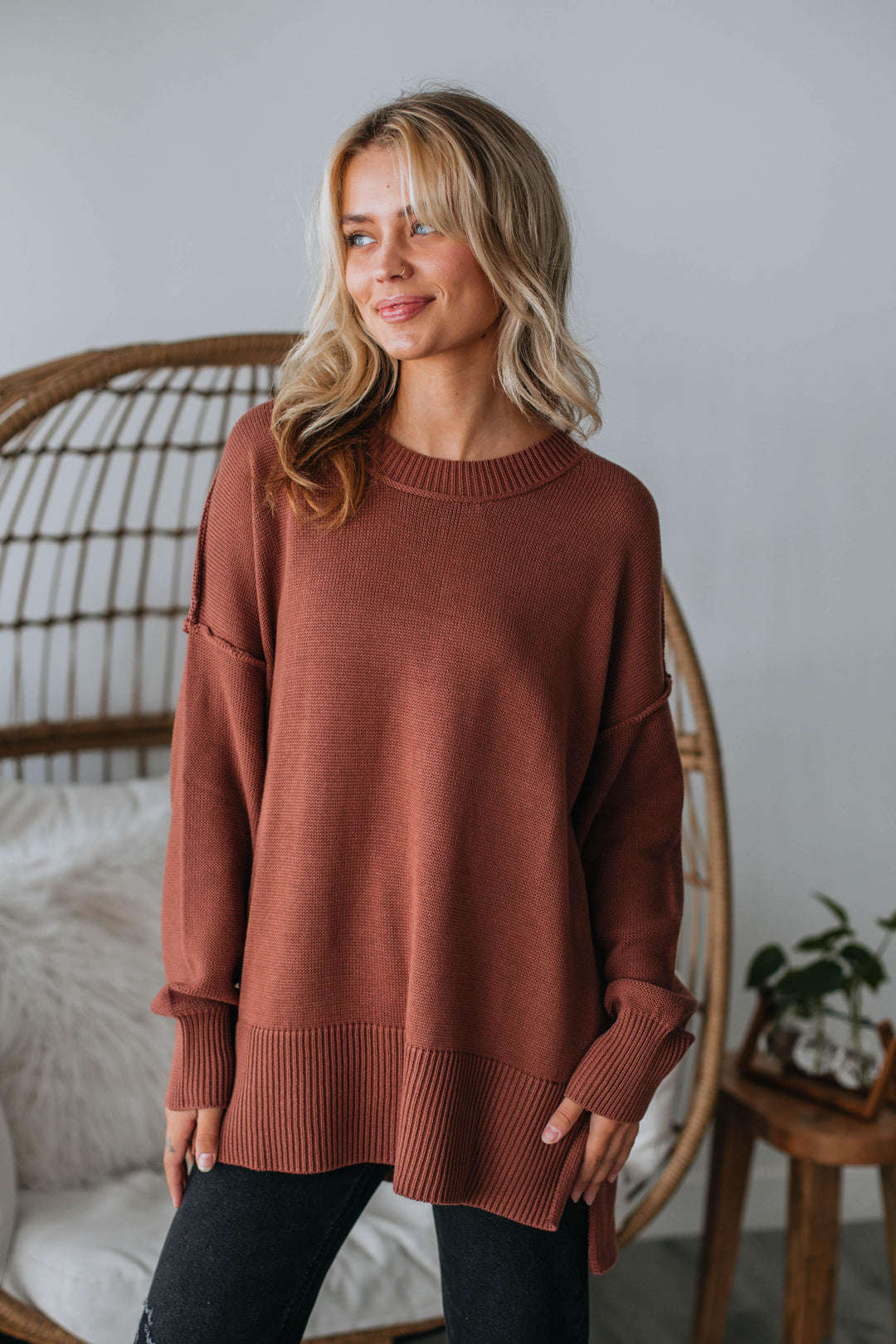 Leland Sweater - Burlwood